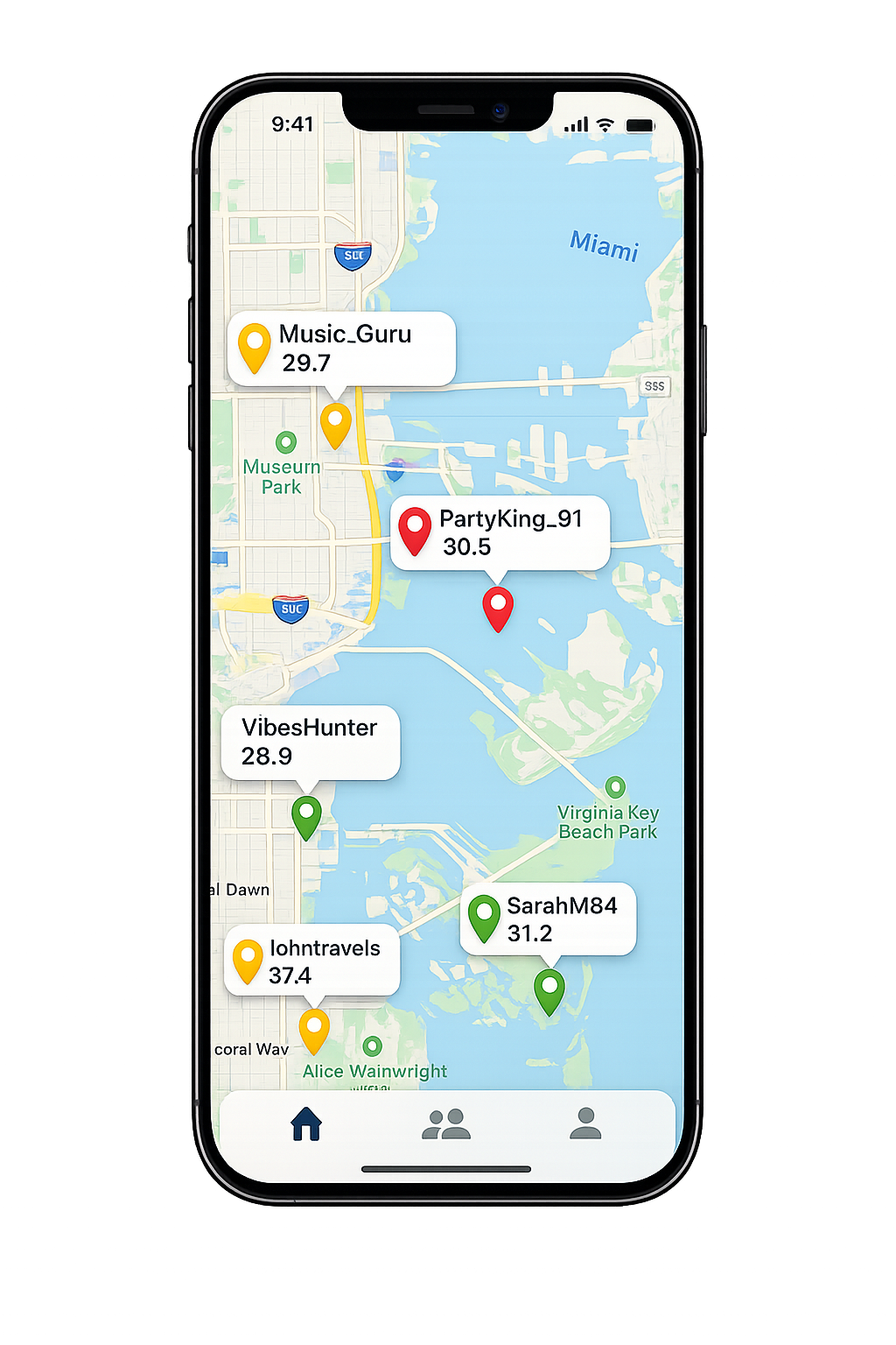 Closer app screenshot